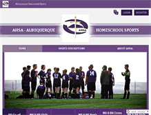 Tablet Screenshot of ahsasports.org